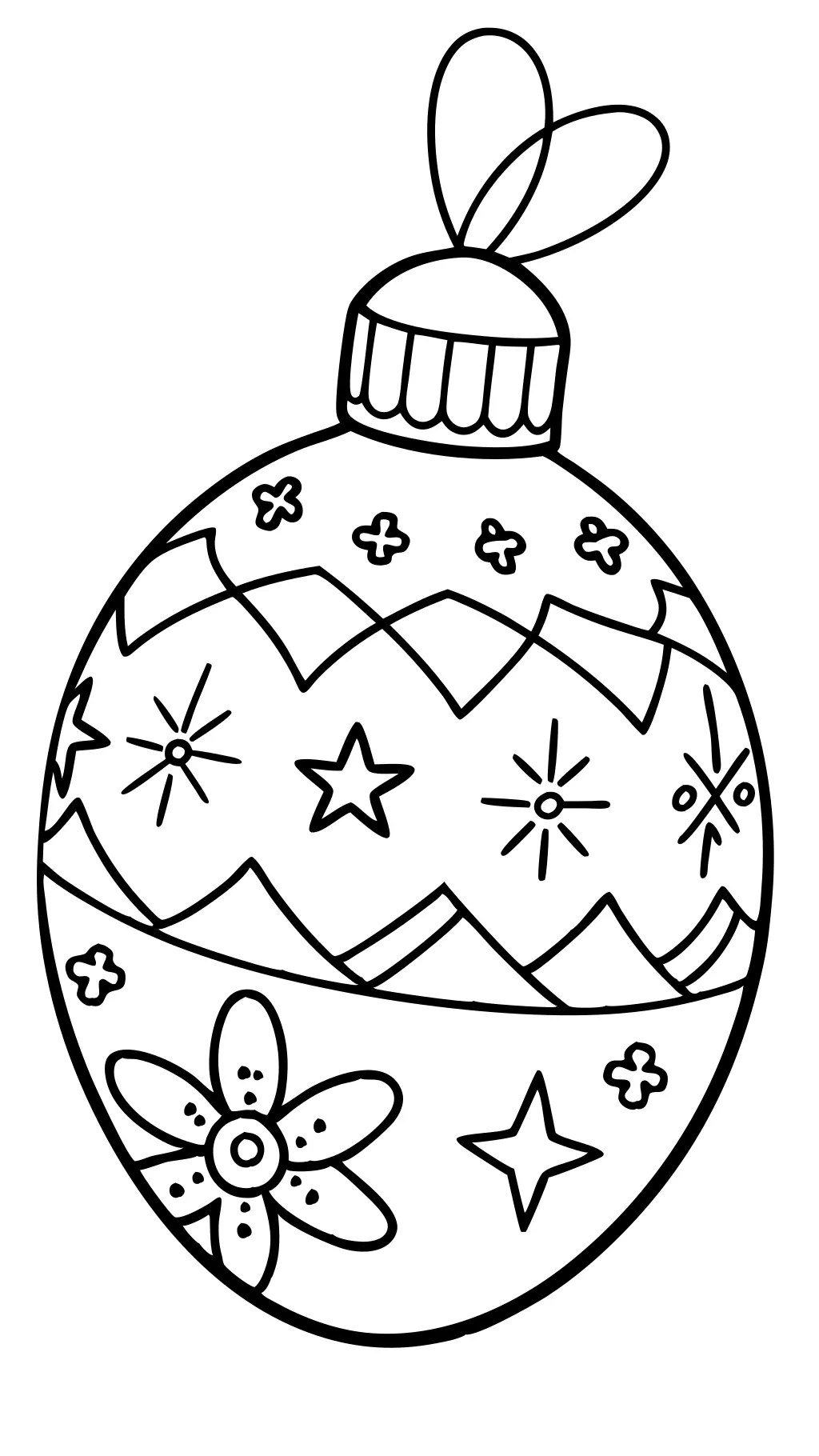 free christmas ornament coloring pages